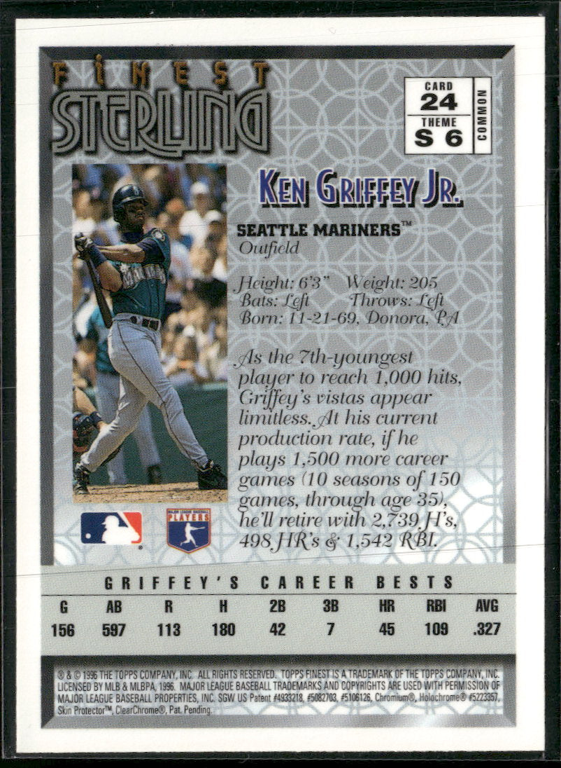 1996 Finest Ken Griffey Jr. #24