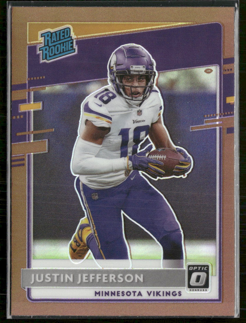 2020 Donruss Optic Bronze Justin Jefferson Rookie #163