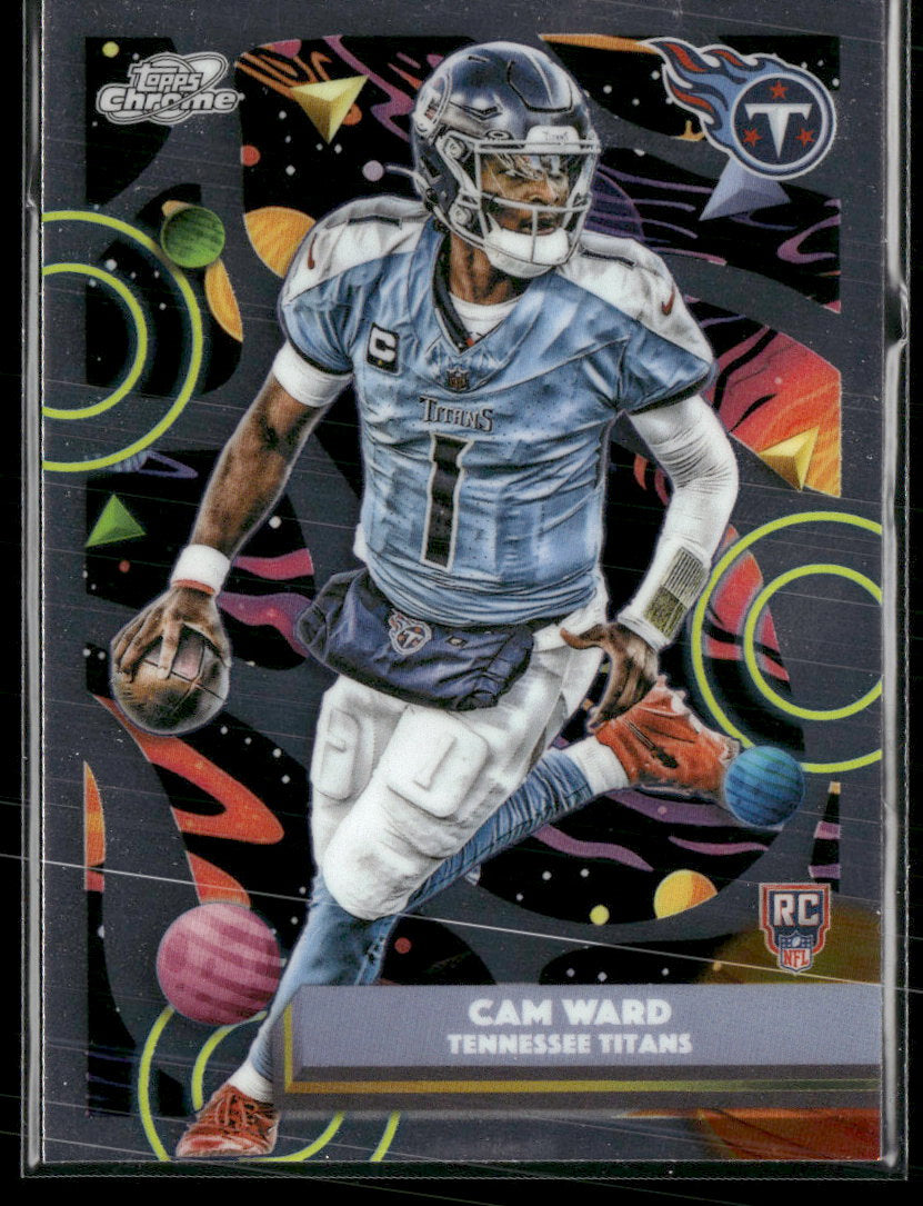2025 Topps Chrome Cosmic Cam Ward Rookie #195