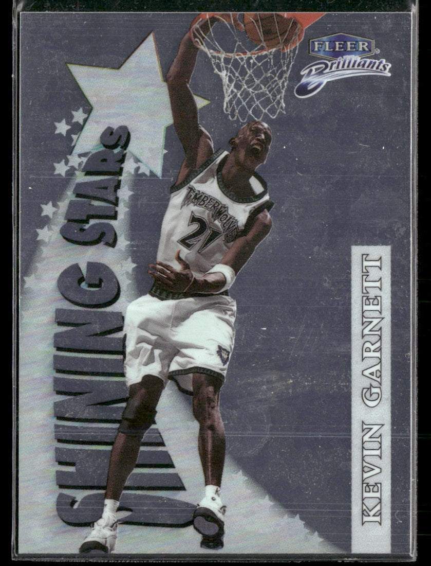 1998-99 Fleer Brilliants Shining Stars Kevin Garnett #7 SS