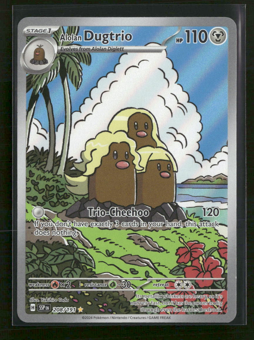 SV08: Surging Sparks Alolan Dugtrio #208/191