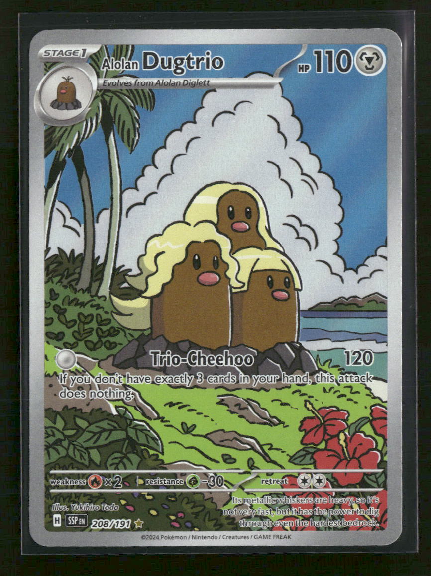 SV08: Surging Sparks Alolan Dugtrio #208/191