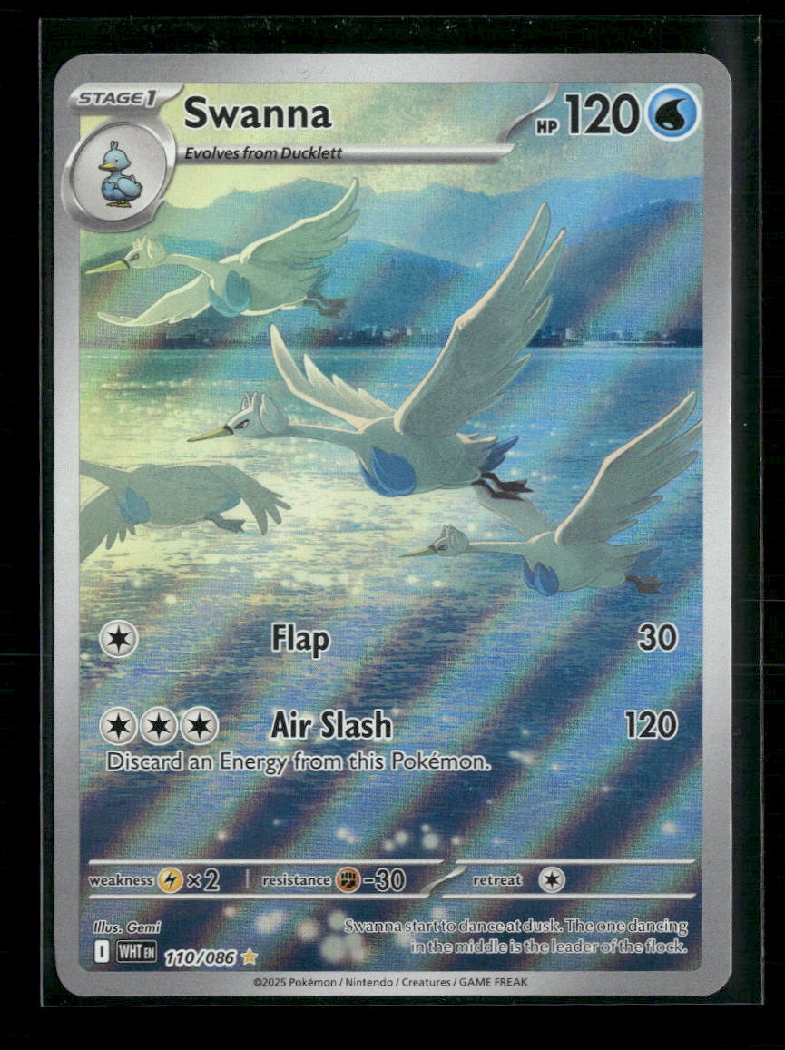 SV: White Flare Swanna #110/086