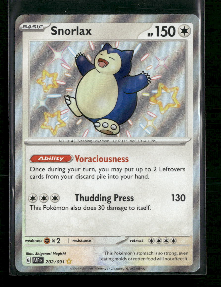 SV: Paldean Fates Snorlax #202/091