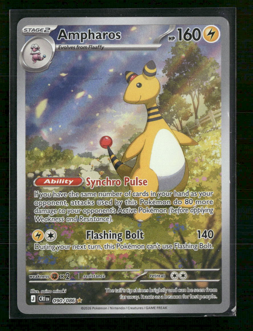 ME04: Chaos Rising Ampharos #090/086