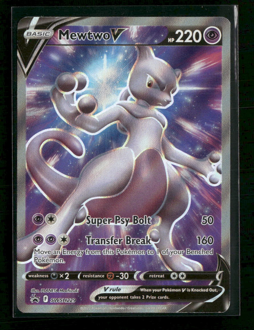 SWSH: Sword & Shield Promo Cards Mewtwo V #SWSH229