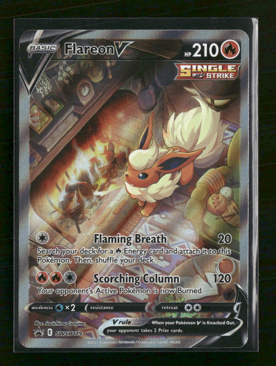 SWSH: Sword & Shield Promo Cards Flareon V #SWSH179
