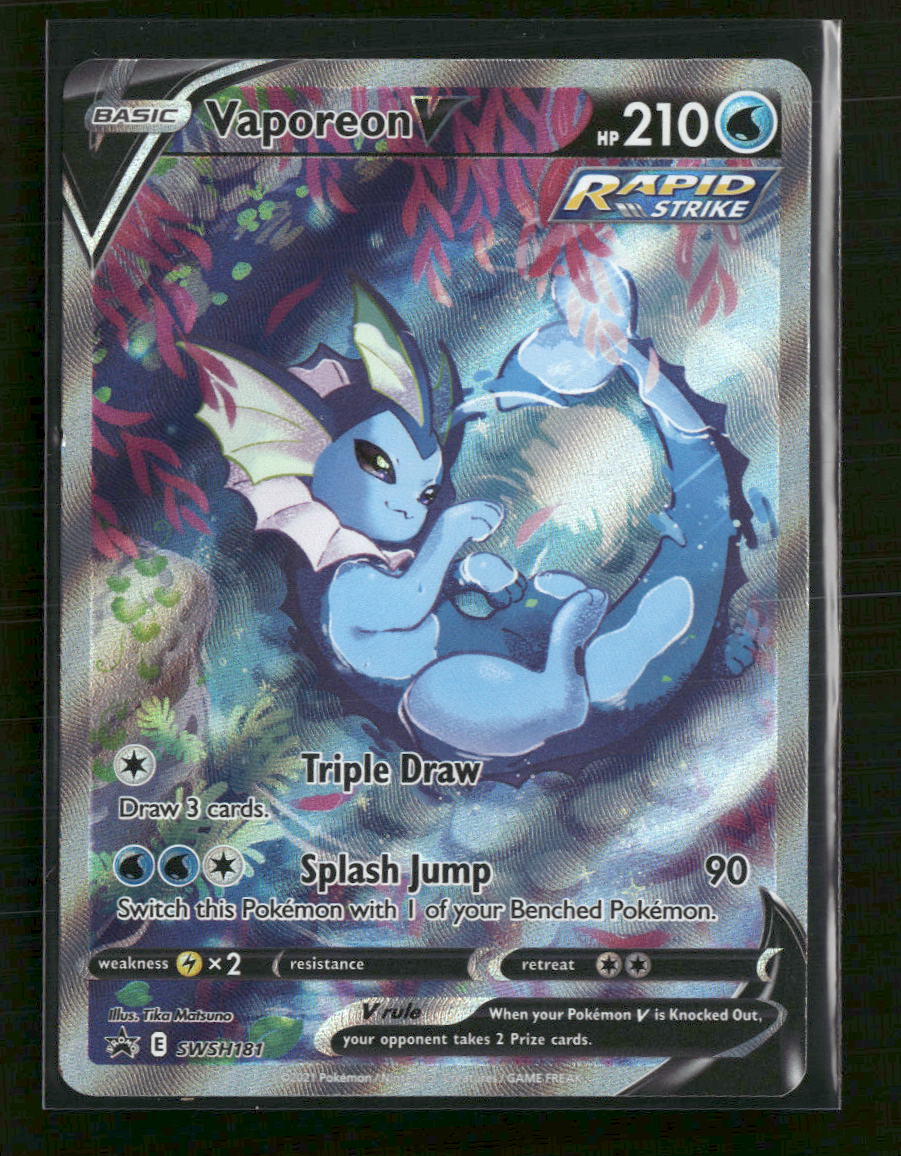 SWSH: Sword & Shield Promo Cards Vaporeon V #SWSH181