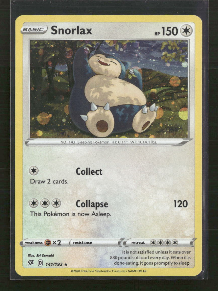 Miscellaneous Cards & Products Snorlax (Cosmo Holo) #141/192