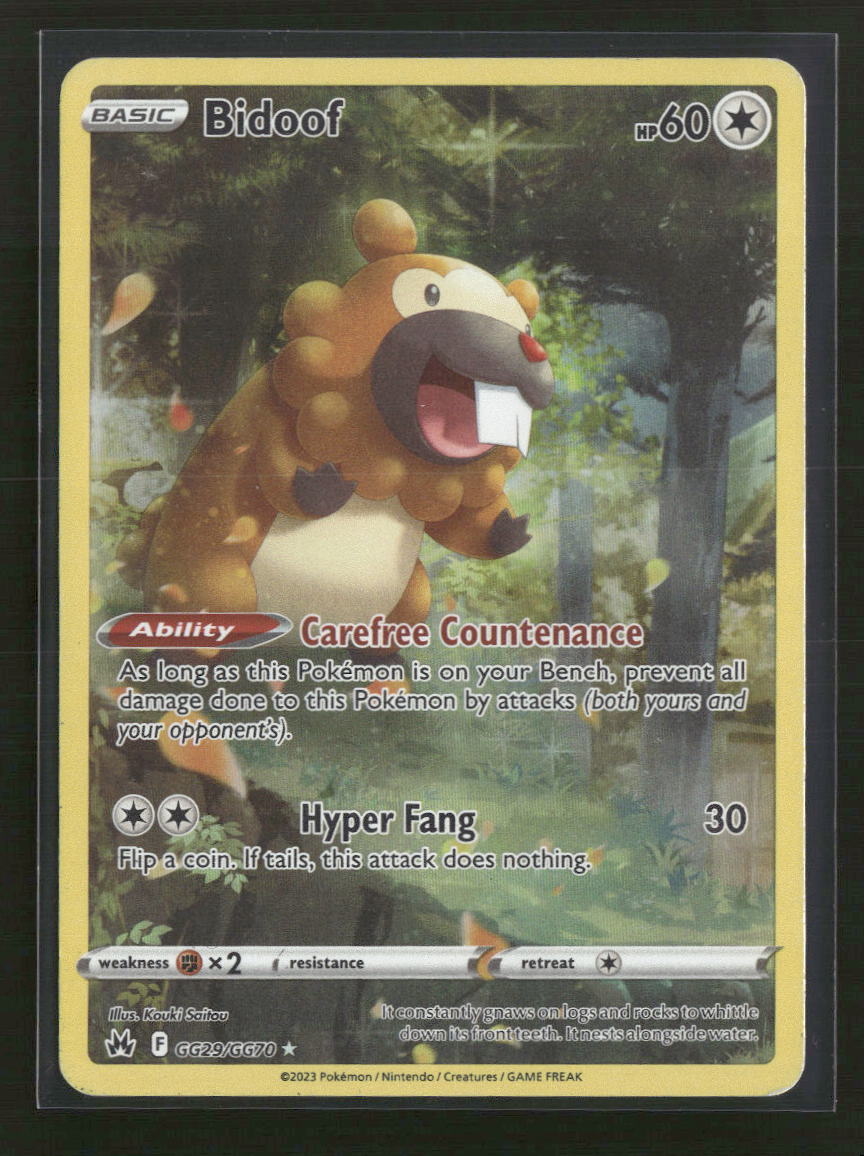 SWSH: Crown Zenith: Galarian Gallery Bidoof #GG29/GG70