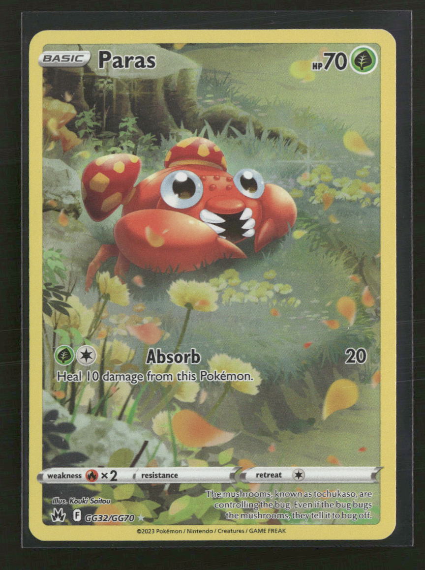 SWSH: Crown Zenith: Galarian Gallery Paras #GG32/GG70