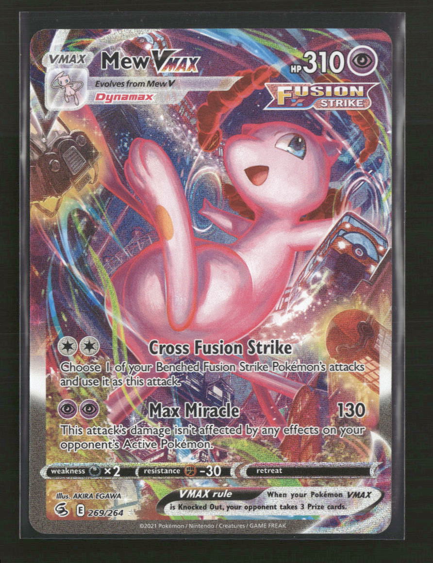 SWSH08: Fusion Strike Mew VMAX (Alternate Art Secret) #269/264