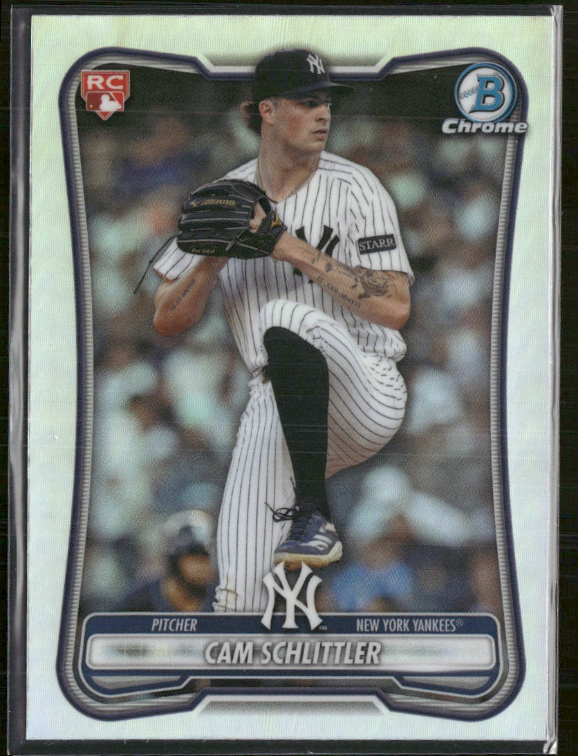 2026 Bowman Rookie Red RC Logo Cam Schlittler Rookie #53