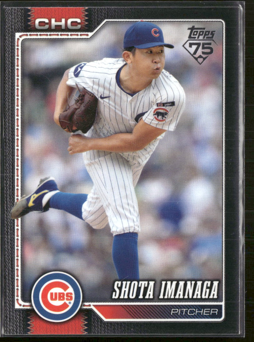 2026 Topps Black Border Shota Imanaga #/75 #178