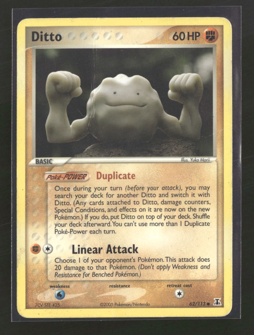 Delta Species Ditto (Geodude) #62/113 *Damaged*
