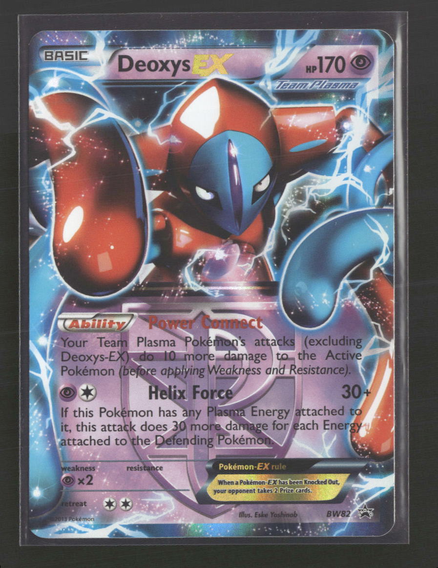 Black and White Promos Deoxys EX (Team Plasma) #BW82