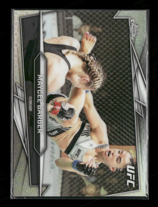 2026 Topps Chrome UFC OctaFractor Maycee Barber #7/8 #180