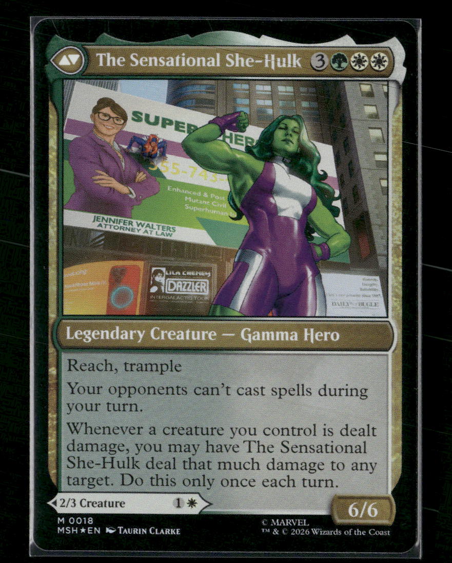 Marvel Super Heroes Jennifer Walters Foil #18