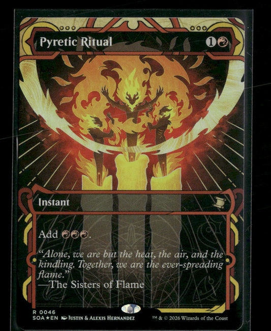 Secrets of Strixhaven: Mystical Archive Pyretic Ritual Foil #46