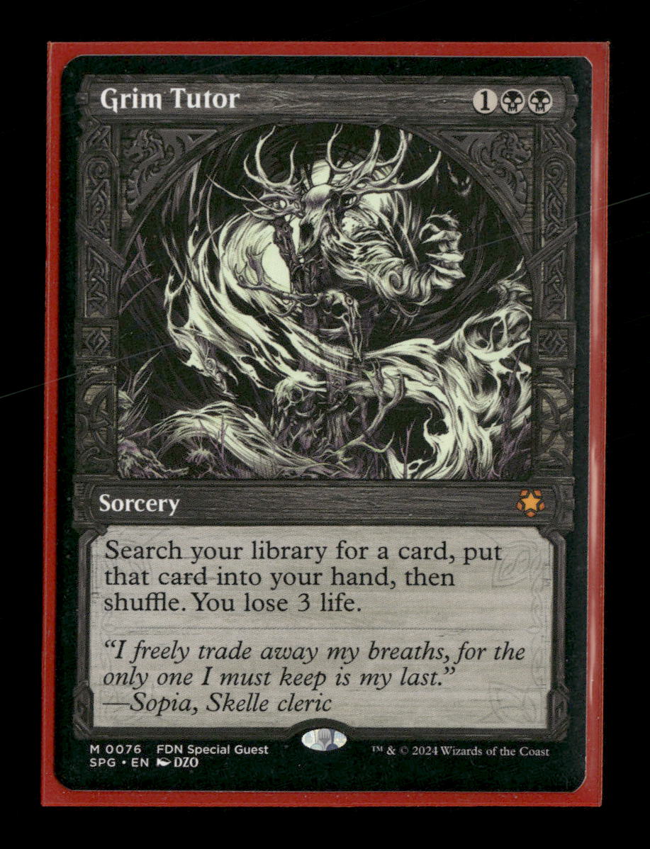 Special Guests Grim Tutor (Showcase) #76