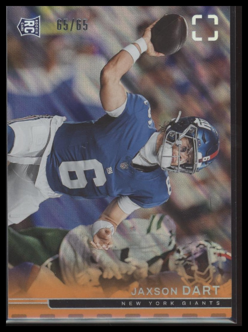 2025 Panini Photogenic Orange Jaxson Dart Rookie #/65 #178