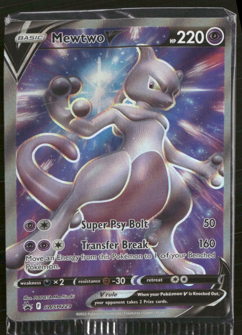 SWSH: Sword & Shield Promo Cards Mewtwo V #SWSH229