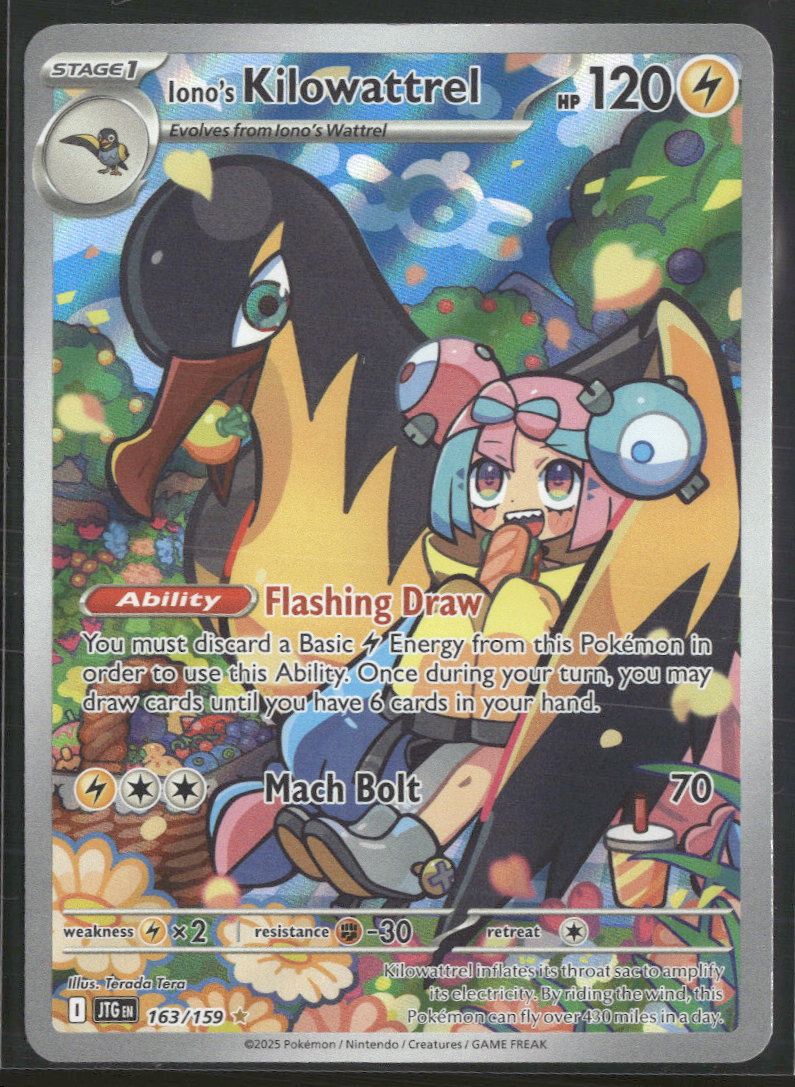 SV09: Journey Together Iono's Kilowattrel #163/159