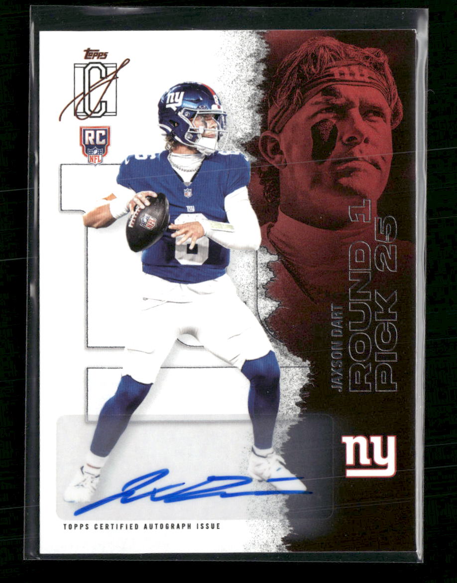 2025 Topps Signature Class Autographs Jaxson Dart Rookie Auto #106
