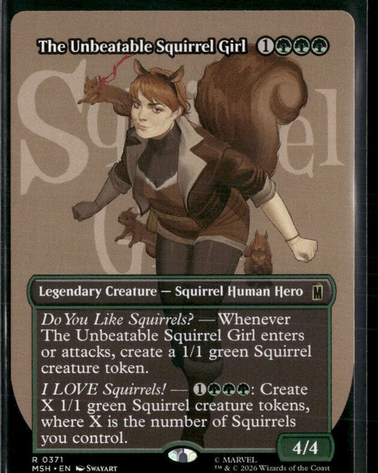 Marvel Super Heroes The Unbeatable Squirrel Girl (Borderless) #371