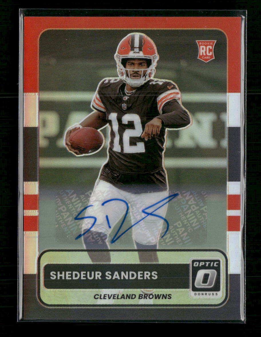 2025 Donruss Optic 2015 Retro Autographs Shedeur Sanders Auto #3