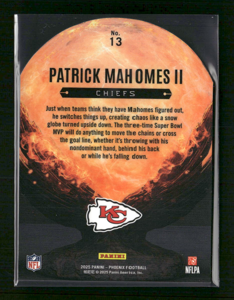2025 Panini Phoenix Resurgent Snow Globe Patrick Mahomes II #13