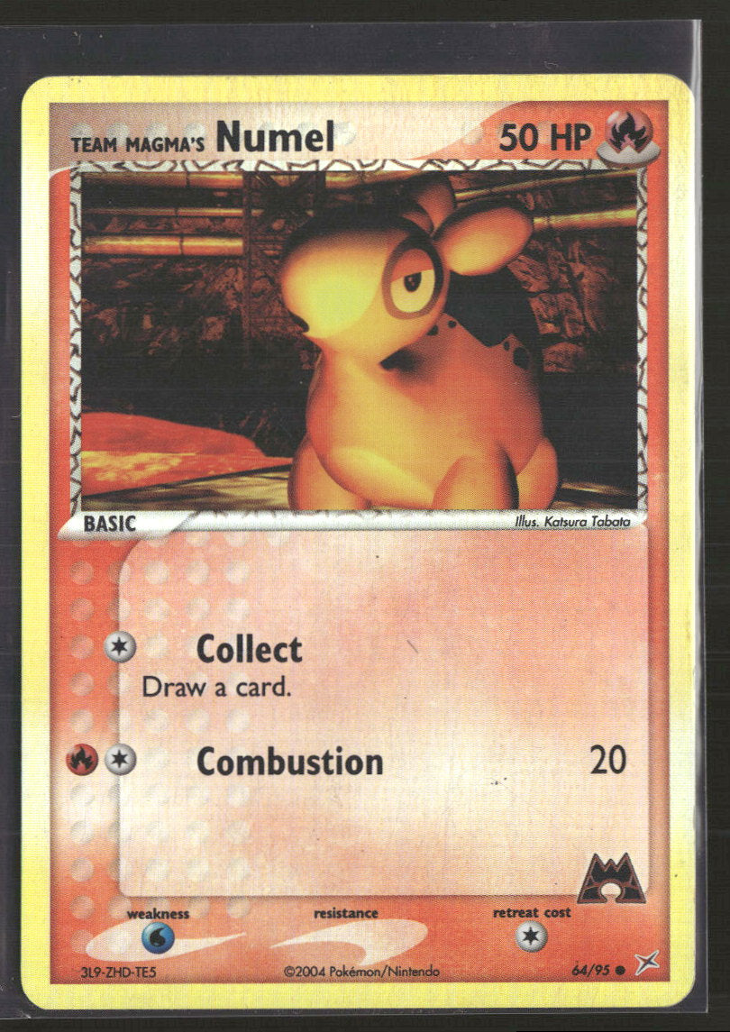 Team Magma vs Team Aqua Team Magma's Numel #64/95