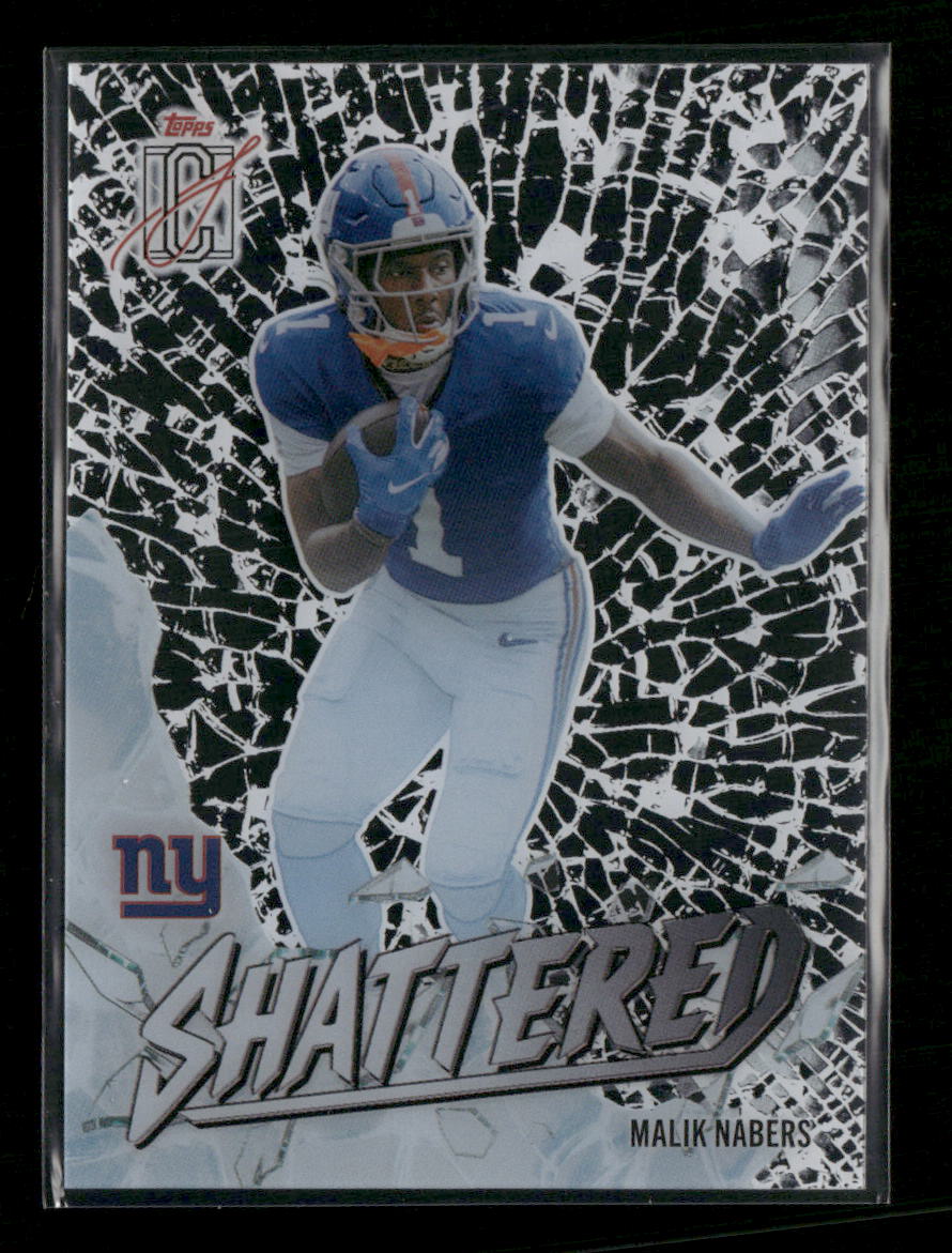 2025 Topps Signature Class Shattered Malik Nabers #S-21