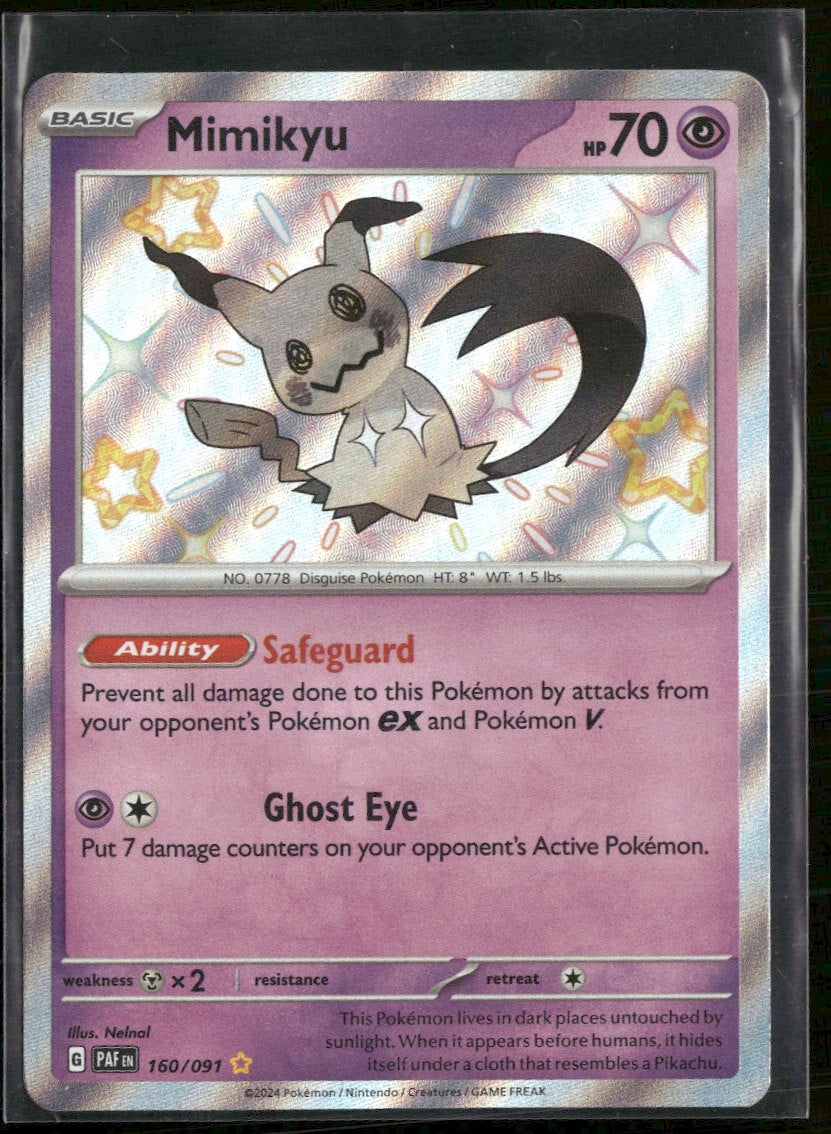 SV: Paldean Fates Mimikyu -160/091 #160/091