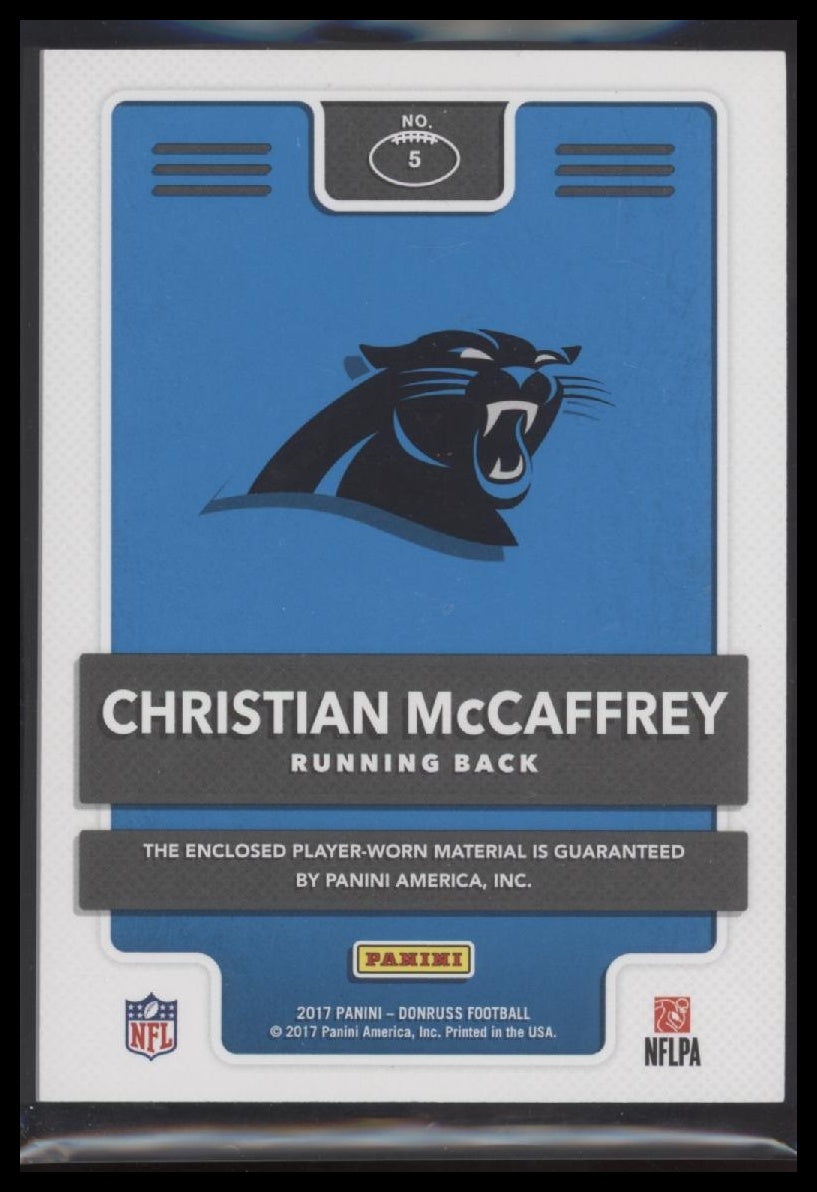 2017 Donruss Rookie Phenom Jerseys Christian McCaffrey #5
