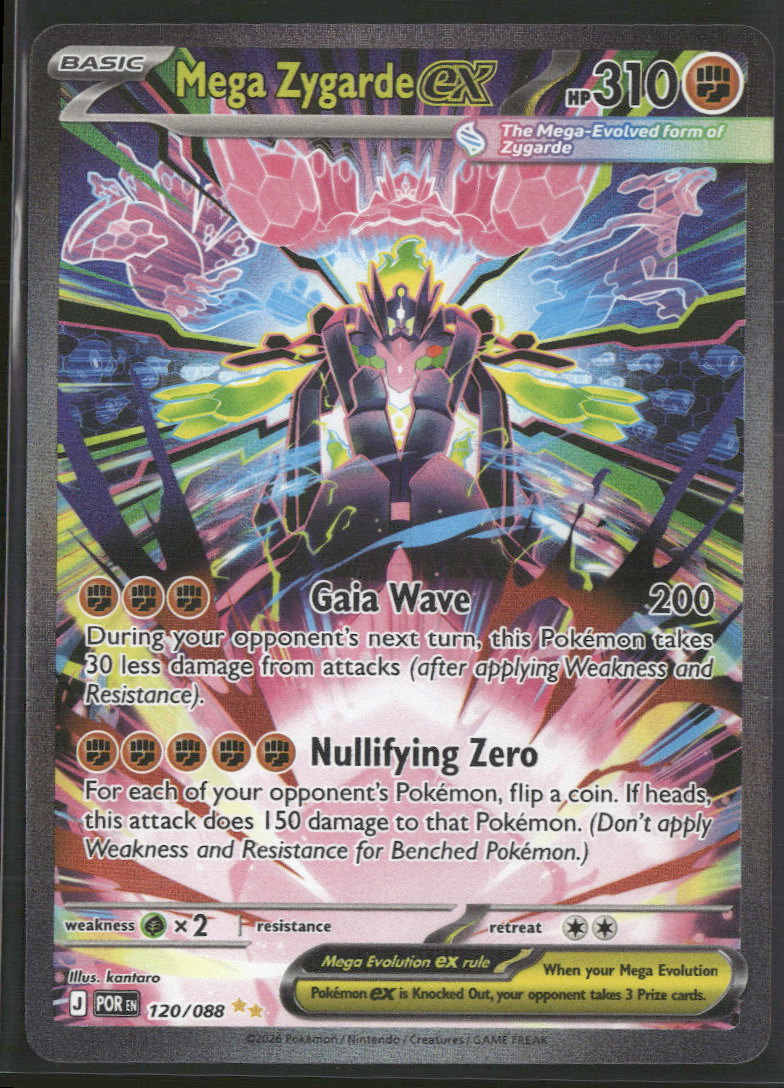 ME03: Perfect Order Mega Zygarde ex #120/088