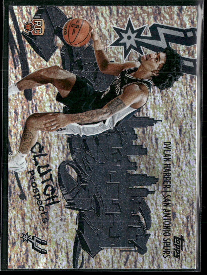 2025-26 Topps Clutch City Prospects Holo Foil Dylan Harper #CC-2