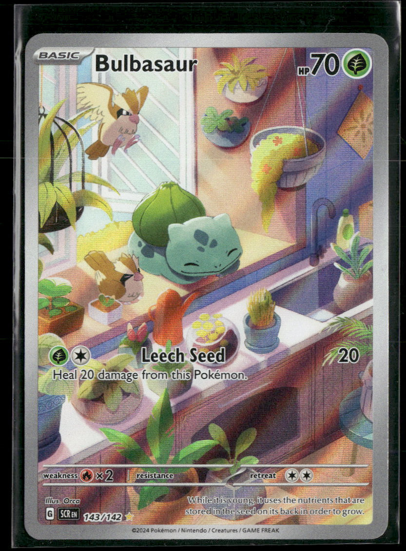 SV07: Stellar Crown Bulbasaur #143/142