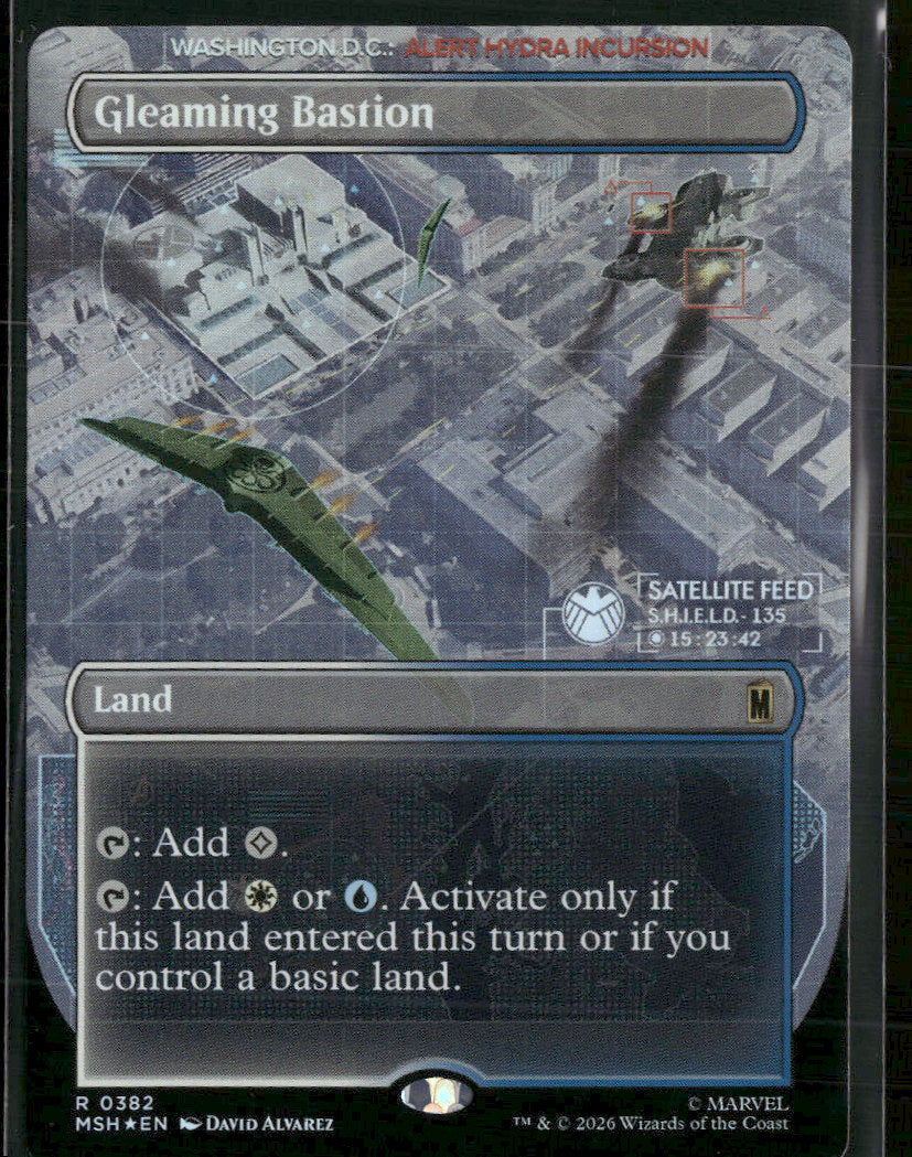 Marvel Super Heroes Gleaming Bastion (Borderless) Foil #382