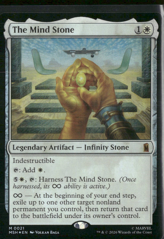 Marvel Super Heroes The Mind Stone Foil #21