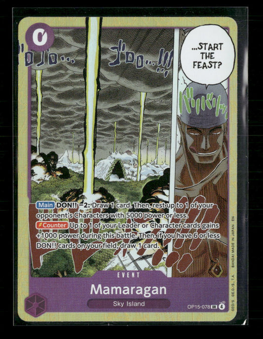 Adventure on Kami's Island Mamaragan #OP15-078