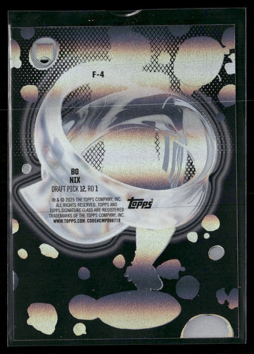2024 Topps Signature Class Fluidity Bo Nix #F-4