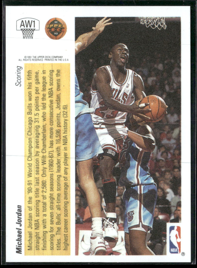 1991-92 Upper Deck Award Winner Holograms Michael Jordan #AW1