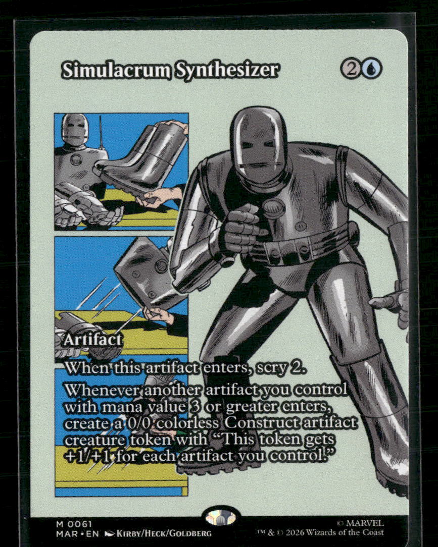 Marvel Universe Eternal-Legal Simulacrum Synthesizer (Borderless) #61