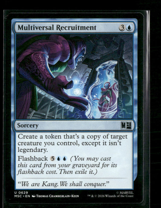 Commander: Marvel Super Heroes Multiversal Recruitment #629