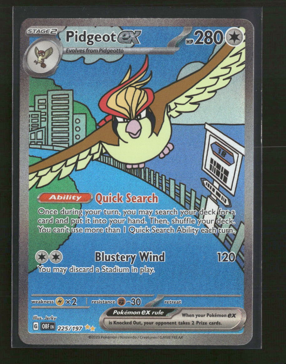 SV03: Obsidian Flames Pidgeot ex #225/197