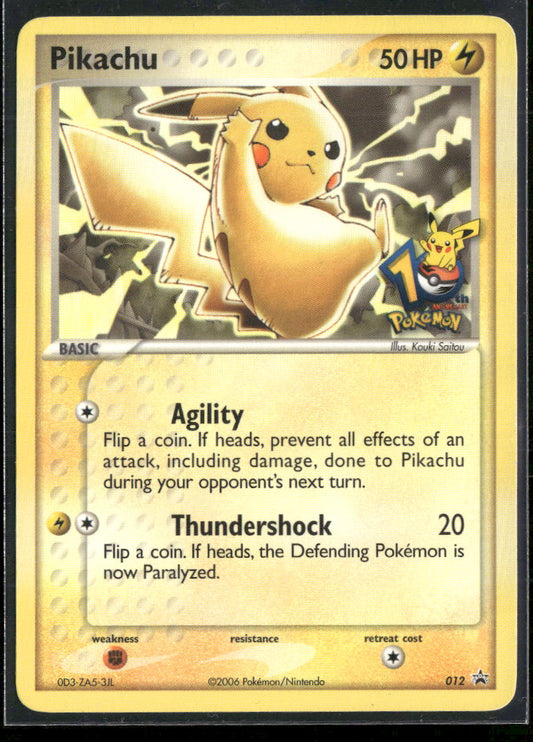 Miscellaneous Cards & Products Pikachu #012