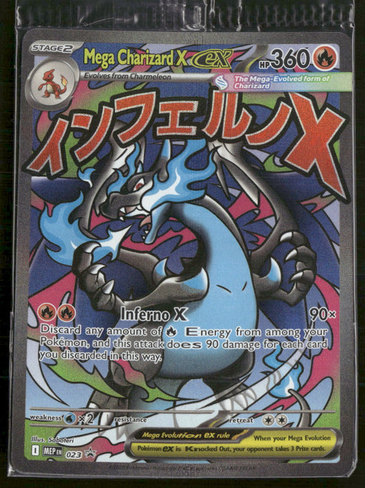 ME: Mega Evolution Promo Mega Charizard X ex #023