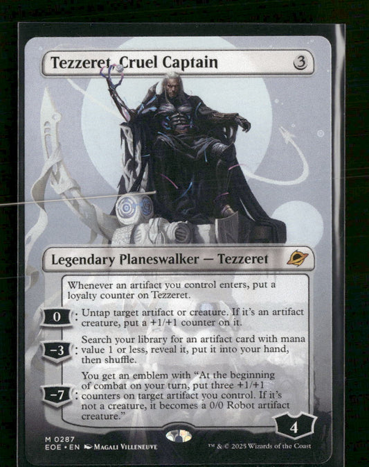 Edge of Eternities Tezzeret, Cruel Captain (Borderless) #287