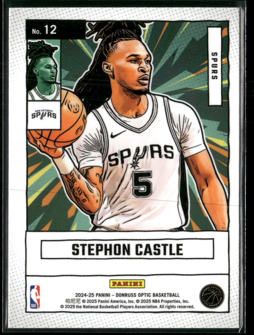 2024-25 Donruss Optic Net Marvels Stephon Castle #12